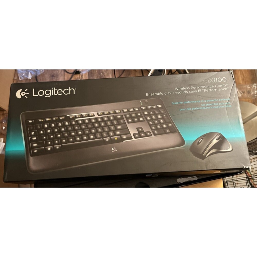Logitech MX800 Wireless Performance Combo Keyboard Mouse Dongle Tested